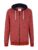 hoodie jacket jacron details, chili red multi grindle