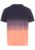 Kurzarm T-Shirt mit Dip-Dye-Effekt